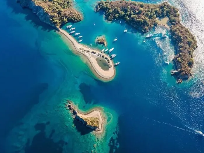 Framed Print : Göcek Yassıca Islands shot with drone from above Göcek, Muğla - Turkey Framed Print : Göcek Yassıca Islands shot with drone from above Göcek, Muğla - Turkey