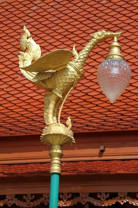 Framed Print : Golden bird statue at Wat Intharawihan temple in Bangkok, Thailand Framed Print : Golden bird statue at Wat Intharawihan temple in Bangkok, Thailand