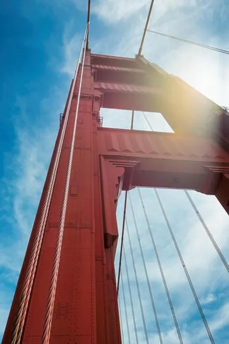 Framed Print : Golden Gate Bridge closeup, San Francisco Framed Print : Golden Gate Bridge closeup, San Francisco