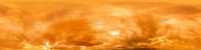 Framed Print : Golden glowing red orange overcast sunset sky panorama Framed Print : Golden glowing red orange overcast sunset sky panorama