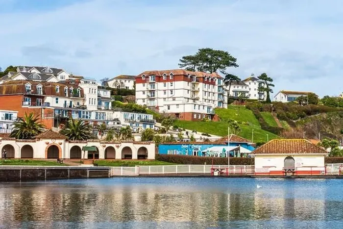 Framed Print : Goodrington Boating Lakes, Paignton, Devon, England Framed Print : Goodrington Boating Lakes, Paignton, Devon, England