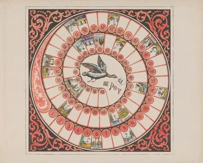 Framed Print : Goose board, 1800 - 1899 print Framed Print : Goose board, 1800 - 1899 print