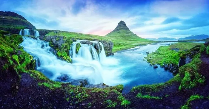 Framed Print : Gorgeous landscape with Kirkjufellsfoss waterfall and Kirkjufell mountain, Iceland, Europe Framed Print : Gorgeous landscape with Kirkjufellsfoss waterfall and Kirkjufell mountain, Iceland, Europe