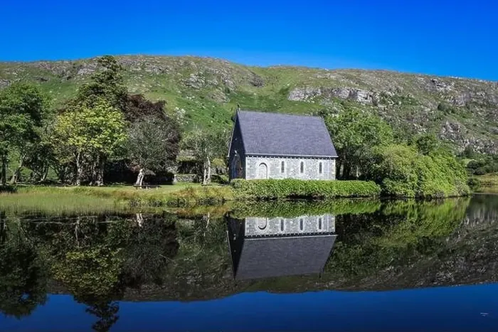 Framed Print : Gougane Barra is a scenic valley and heritage site in the Shehy Mountains of County Cork Framed Print : Gougane Barra is a scenic valley and heritage site in the Shehy Mountains of County Cork