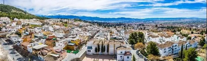 Framed Print : Granada city-Alhambra. Panoramic aerial drone view. Spain Andalusia Framed Print : Granada city-Alhambra. Panoramic aerial drone view. Spain Andalusia
