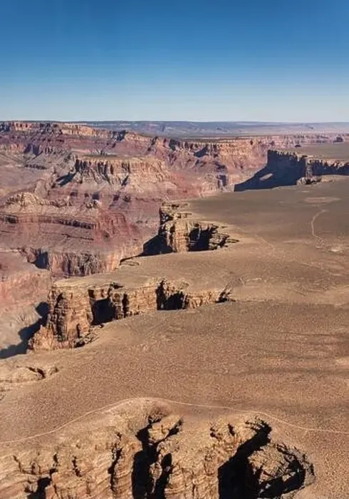 Framed Print : Grand Canyon Sout Rim, California, USA. Aerial view from helicopter Framed Print : Grand Canyon Sout Rim, California, USA. Aerial view from helicopter