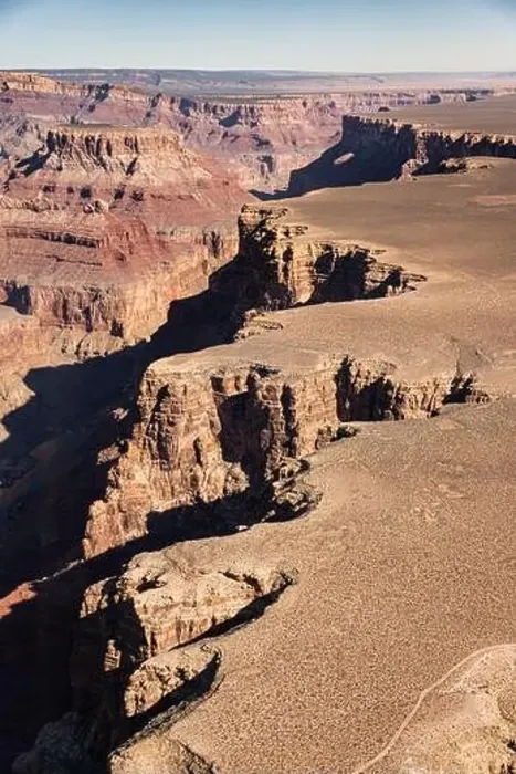 Framed Print : Grand Canyon Sout Rim, California, USA. Aerial view from helicopter Framed Print : Grand Canyon Sout Rim, California, USA. Aerial view from helicopter