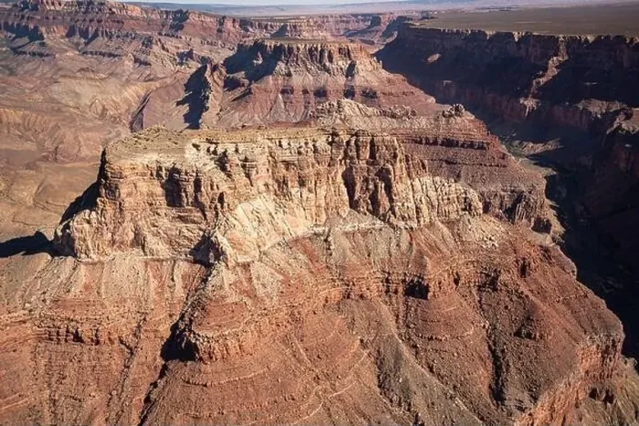 Framed Print : Grand Canyon Sout Rim, California, USA. Aerial view from helicopter Framed Print : Grand Canyon Sout Rim, California, USA. Aerial view from helicopter