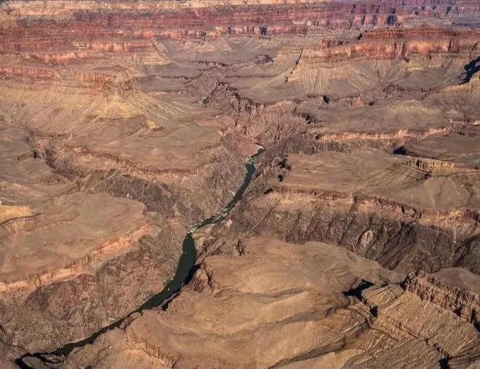 Framed Print : Grand Canyon Sout Rim, California, USA. Aerial view from helicopter Framed Print : Grand Canyon Sout Rim, California, USA. Aerial view from helicopter