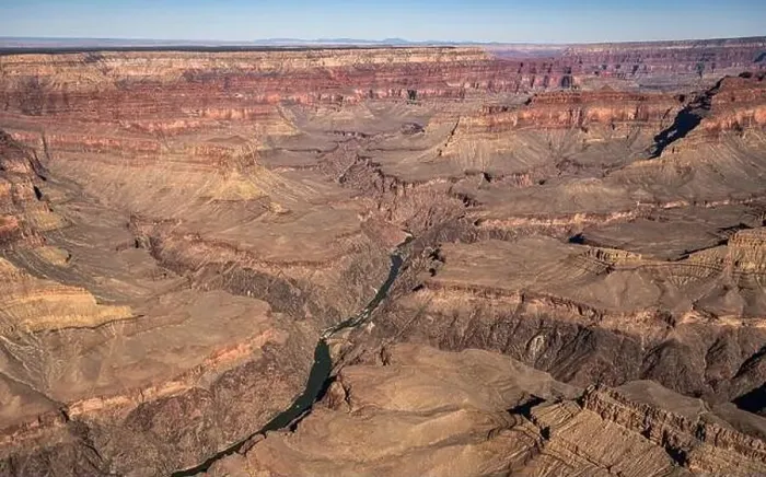 Framed Print : Grand Canyon Sout Rim, California, USA. Aerial view from helicopter Framed Print : Grand Canyon Sout Rim, California, USA. Aerial view from helicopter