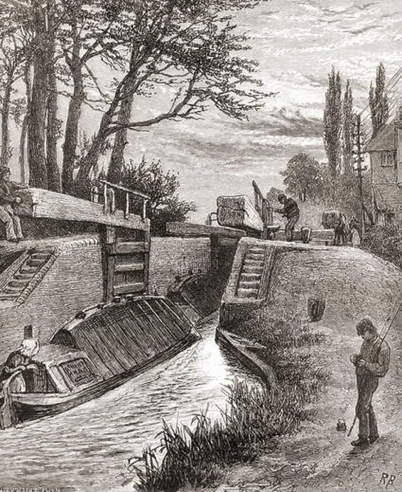 Framed Print : On the Grand Junction canal at Berkhamsted Framed Print : On the Grand Junction canal at Berkhamsted