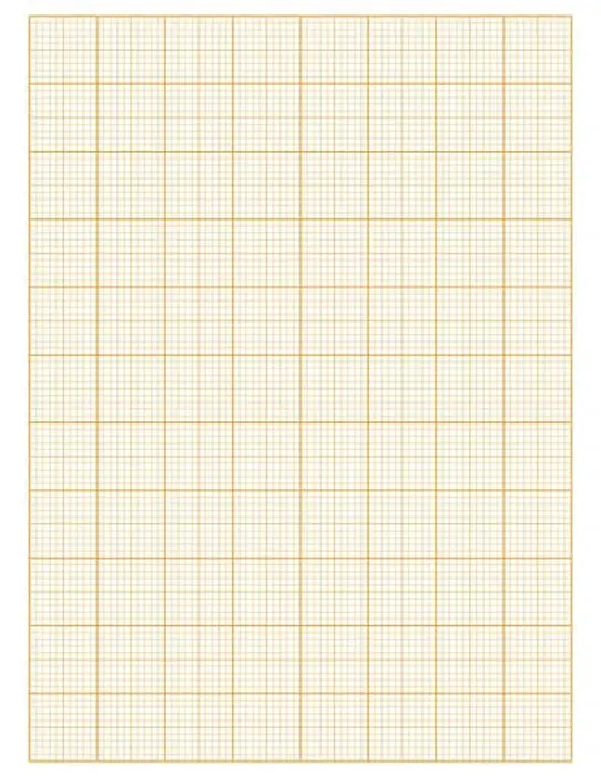 Framed Print : Graph paper. Printable millimeter grid paper with color lines