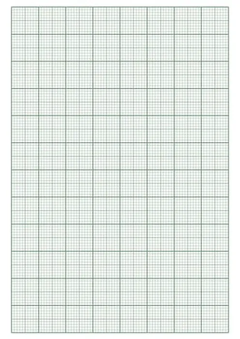 Framed Print : Graph paper. Printable millimeter grid paper with color lines