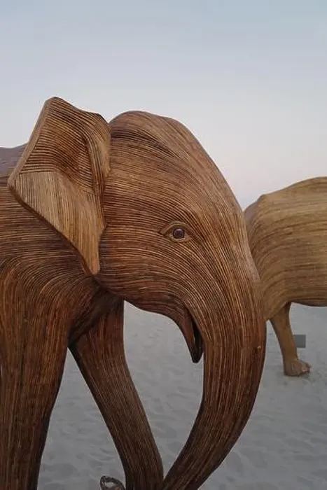 Framed Print : The Great Elephant Migration is a captivating public art installation that graced Miami Beach in fall Framed Print : The Great Elephant Migration is a captivating public art installation that graced Miami Beach in fall