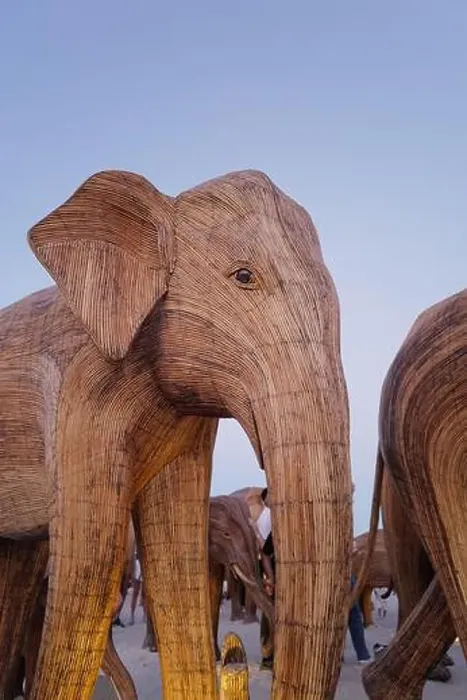 Framed Print : The Great Elephant Migration is a captivating public art installation that graced Miami Beach in fall