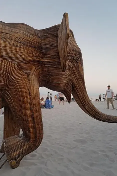 Framed Print : The Great Elephant Migration is a captivating public art installation that graced Miami Beach in fall