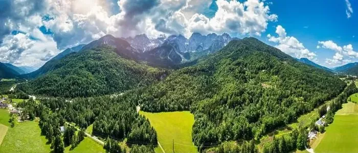 Framed Print : Great nature scenery in Slovenian Alps Framed Print : Great nature scenery in Slovenian Alps