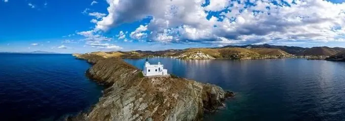 Framed Print : Greece, Kea Tzia island. Drone Framed Print : Greece, Kea Tzia island. Drone