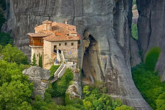 Framed Print : Greece - Monastery at Meteora Framed Print : Greece - Monastery at Meteora