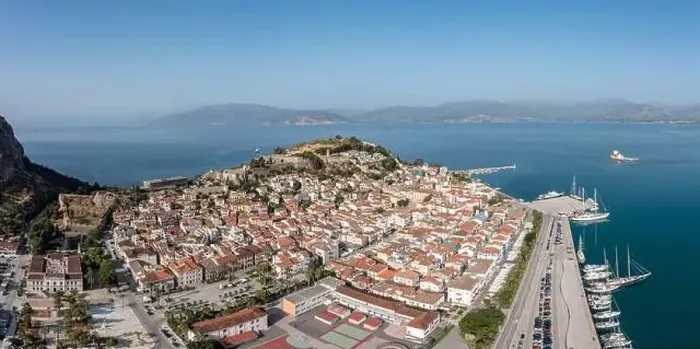 Framed Print : Greece, Nafplio city and Bourtzi Framed Print : Greece, Nafplio city and Bourtzi