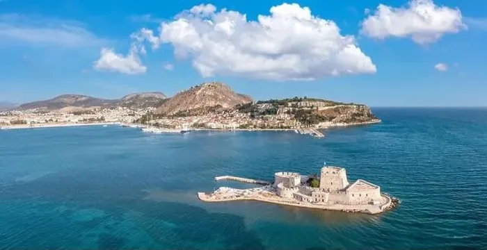 Framed Print : Greece, Nafplio city and Bourtzi Framed Print : Greece, Nafplio city and Bourtzi