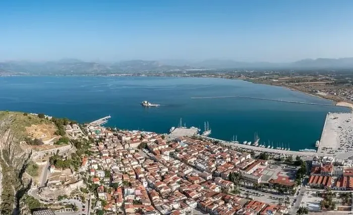 Framed Print : Greece, Nafplio city and Bourtzi Framed Print : Greece, Nafplio city and Bourtzi