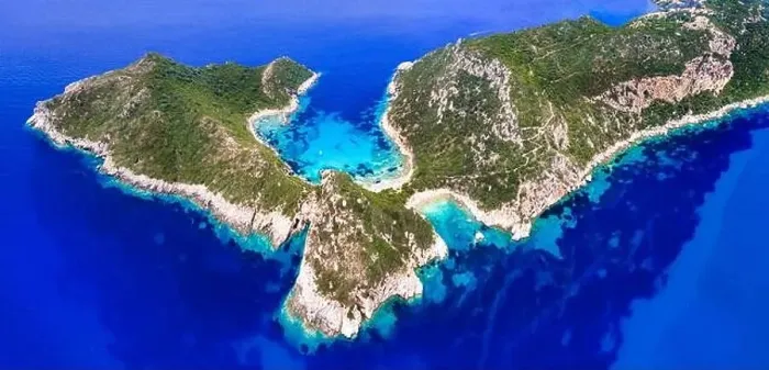 Framed Print : Greece nature scenery. most scenic beaches of Corful island Framed Print : Greece nature scenery. most scenic beaches of Corful island
