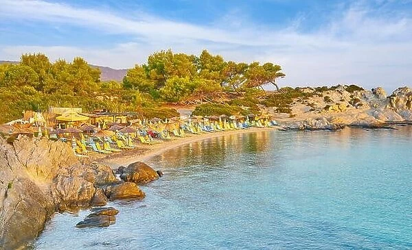 Greece - Orange Beach, Chalkidiki or Halkidiki