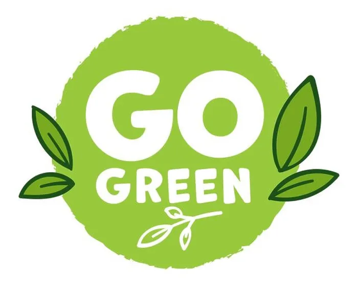 Framed Print : Go green ecology and environment saving banner Framed Print : Go green ecology and environment saving banner