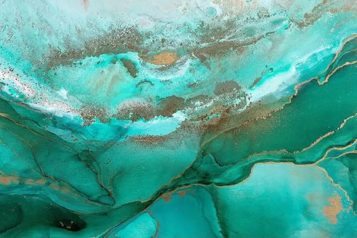 Framed Print : Green gold abstract background of marble liquid ink art painting on paper. Image of original artwork watercolor alcohol ink paint on high quality Framed Print : Green gold abstract background of marble liquid ink art painting on paper. Image of original artwork watercolor alcohol ink paint on high quality