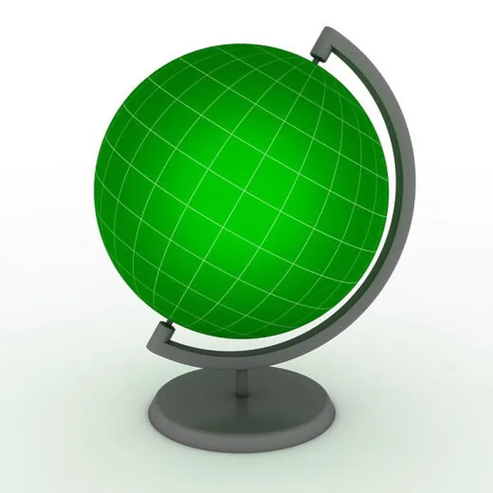 Framed Print : Green School Globe with Meridians and Parallels Framed Print : Green School Globe with Meridians and Parallels