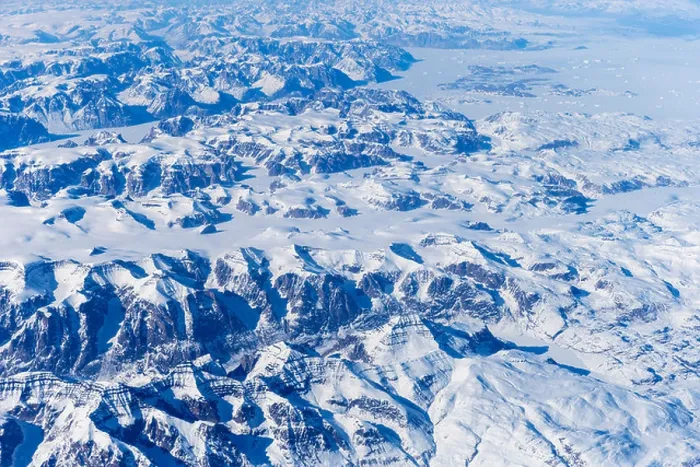 Framed Print : Greenland, Aerial view of Greenland ice sheet Framed Print : Greenland, Aerial view of Greenland ice sheet
