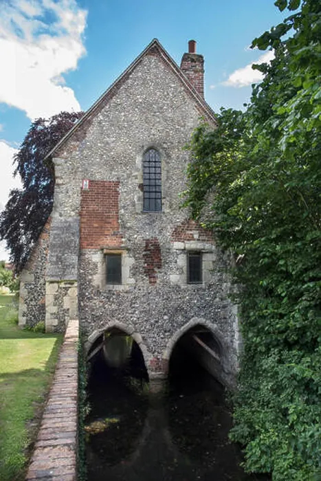 Framed Print : Greyfriars Chapel in the Franciscan Garden at Canterbury, Kent, UK Framed Print : Greyfriars Chapel in the Franciscan Garden at Canterbury, Kent, UK