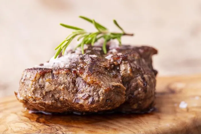 Framed Print : Grilled juicy steak on olive wood Framed Print : Grilled juicy steak on olive wood