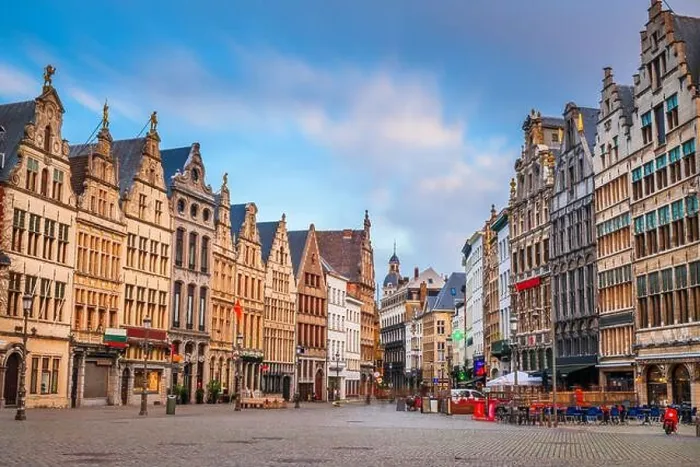 Framed Print : Grote Markt of Antwerp, Belgium at twilight Framed Print : Grote Markt of Antwerp, Belgium at twilight