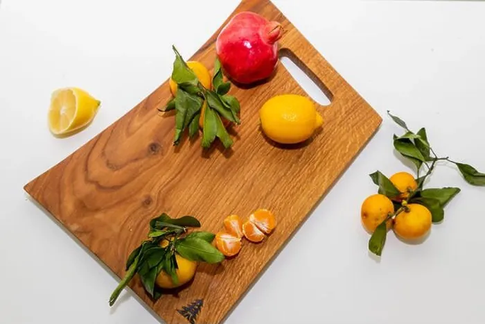 Framed Print : Group of various fruit consists half of tangerines