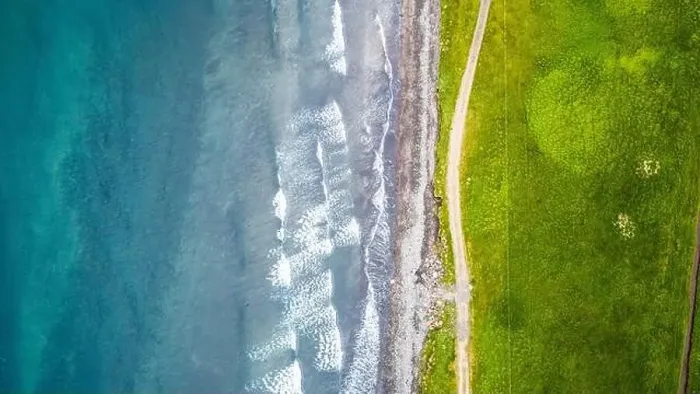 Framed Print : Grundarfjordur, Iceland, Drone Footage Framed Print : Grundarfjordur, Iceland, Drone Footage