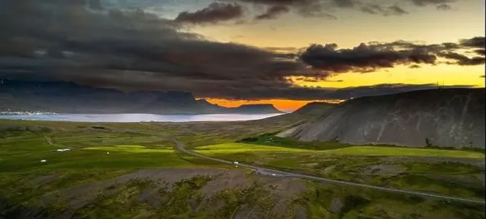 Framed Print : Grundarfjordur, Iceland, Drone Footage Framed Print : Grundarfjordur, Iceland, Drone Footage