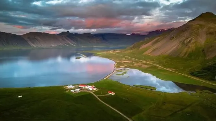 Framed Print : Grundarfjordur, Iceland, Drone Footage Framed Print : Grundarfjordur, Iceland, Drone Footage