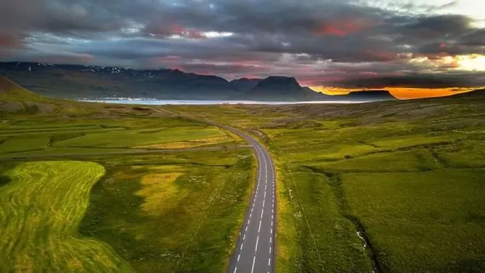 Framed Print : Grundarfjordur, Iceland, Drone Footage Framed Print : Grundarfjordur, Iceland, Drone Footage