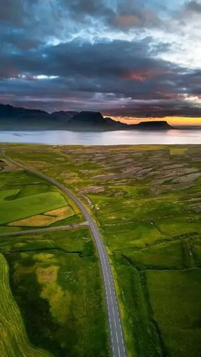 Framed Print : Grundarfjordur, Iceland, Drone Footage Framed Print : Grundarfjordur, Iceland, Drone Footage
