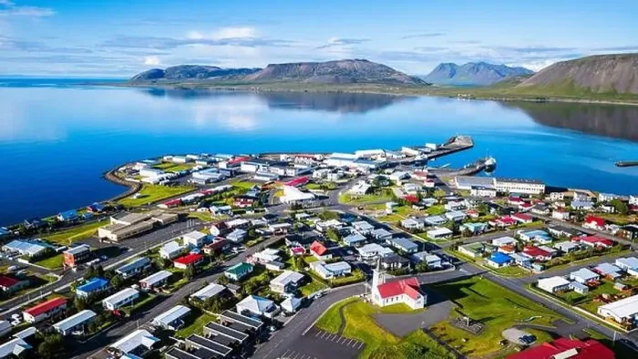 Framed Print : Grundarfjordur, Iceland, Drone Footage Framed Print : Grundarfjordur, Iceland, Drone Footage
