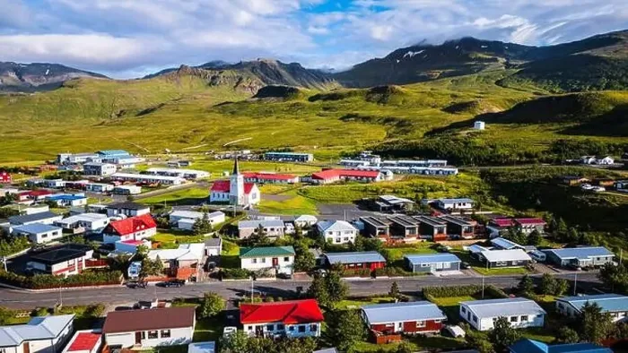 Framed Print : Grundarfjordur, Iceland, Drone Footage Framed Print : Grundarfjordur, Iceland, Drone Footage