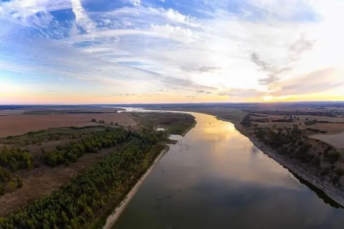 Framed Print : Guadiana drone aerial view of the border between Portugal and Spain in Juromenha Alentejo, in Portugal Framed Print : Guadiana drone aerial view of the border between Portugal and Spain in Juromenha Alentejo, in Portugal