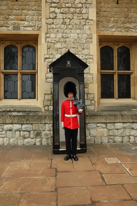 Framed Print : Guard at Tower of London, England