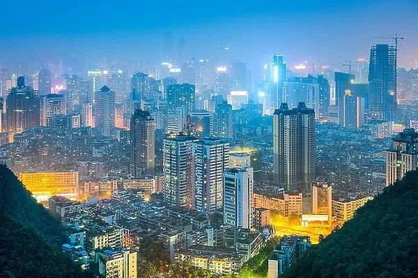 Guiyang, Guizhou, China downtown city skyline