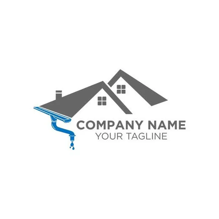 Framed Print : gutter and house roof logo template. Roof downspout vector design. Gutter services logotype.EPS 10 Framed Print : gutter and house roof logo template. Roof downspout vector design. Gutter services logotype.EPS 10