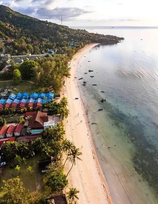 Framed Print : Haad Yao beach in koh Phangan, Surat Thani, Thailand