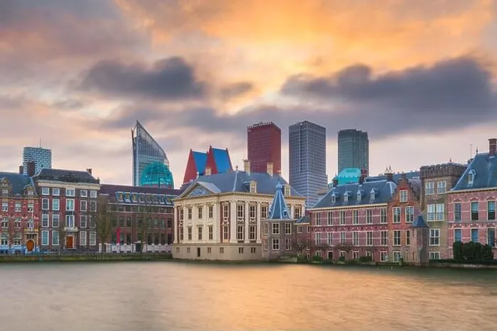 Framed Print : The Hague, Netherlands cityscape Framed Print : The Hague, Netherlands cityscape
