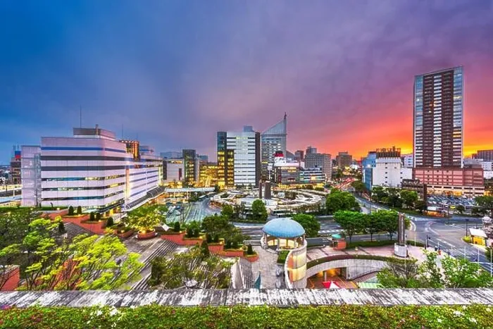 Framed Print : Hamamatsu City, Shizuoka, Japan downtown skyline at twilight Framed Print : Hamamatsu City, Shizuoka, Japan downtown skyline at twilight